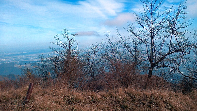 大山から見る相模原 伊勢原市大山