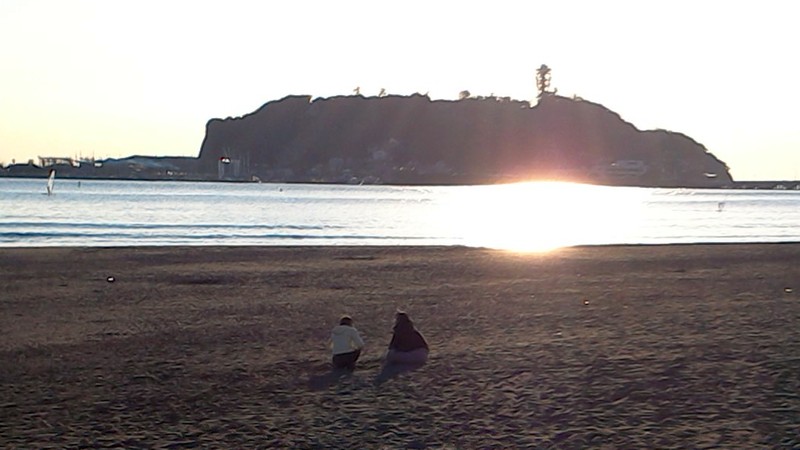七里ヶ浜 鎌倉市鎌倉