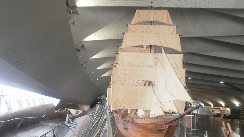 北光丸の模型 横浜市中区大桟橋