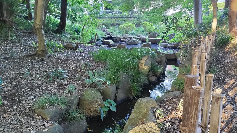 阿久和川の源流 横浜市瀬谷区長屋門公園