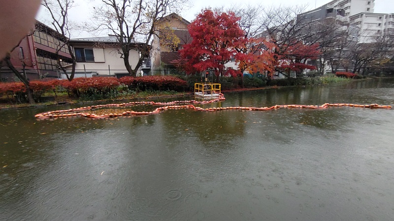 浚渫工事 東京都大田区平和の森公園