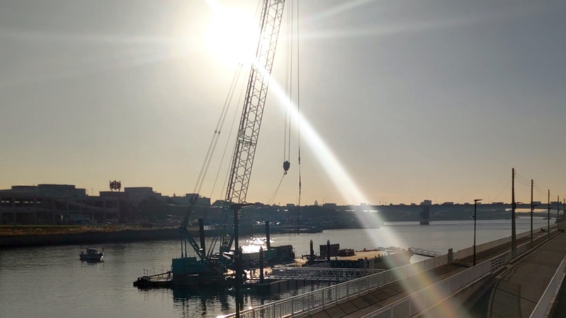 浚渫工事 東京都大田区大和大橋