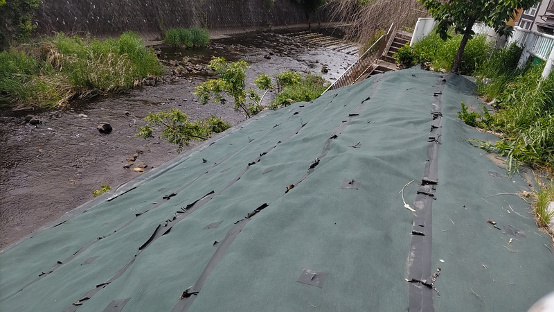 防草シート 横浜市旭区今川町