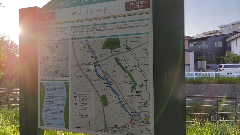 帷子川ルート 横浜市旭区今川町