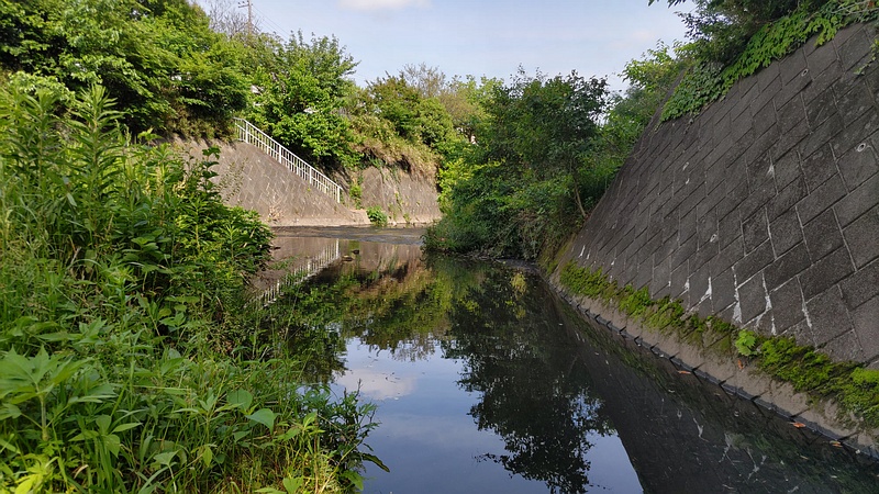 帷子川合流地点 横浜市旭区今宿東町