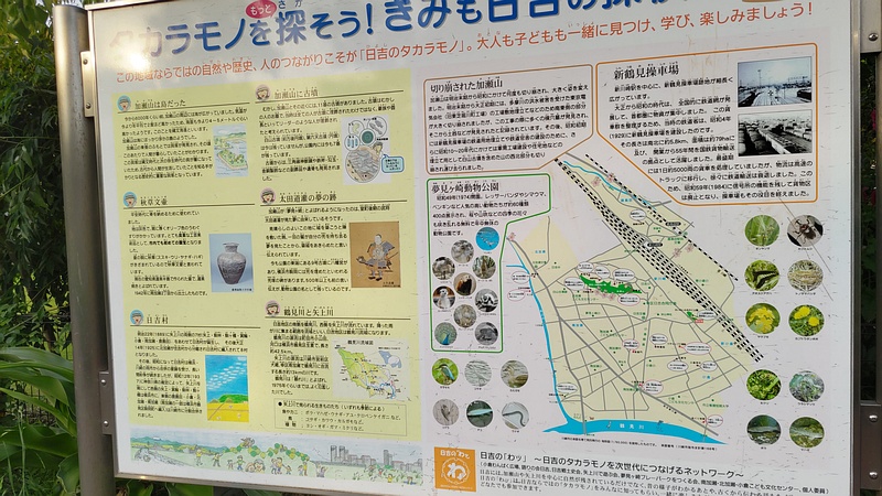 日吉のタカラモノ案内図 川崎市幸区さいわいふるさと公園