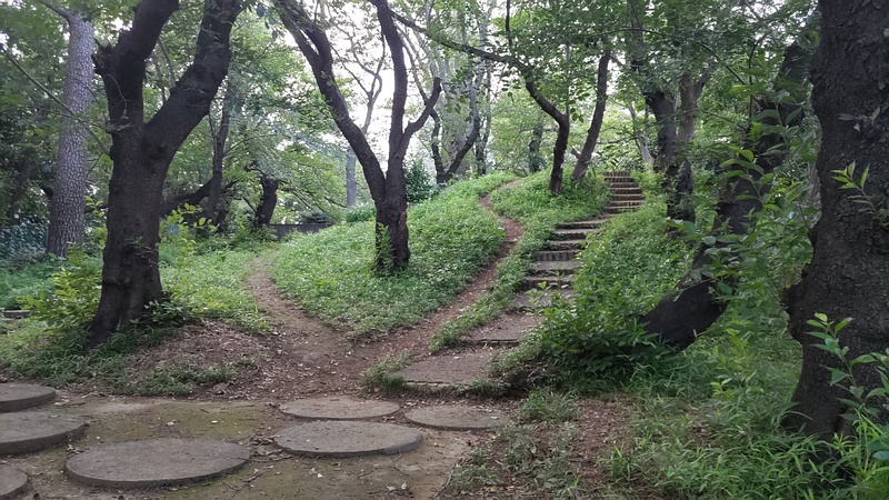 夢見ヶ崎公園遊歩道 川崎市幸区夢見ヶ崎公園