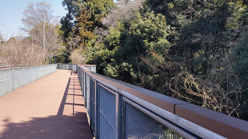 陸橋 横浜市旭区大池町こども自然公園
