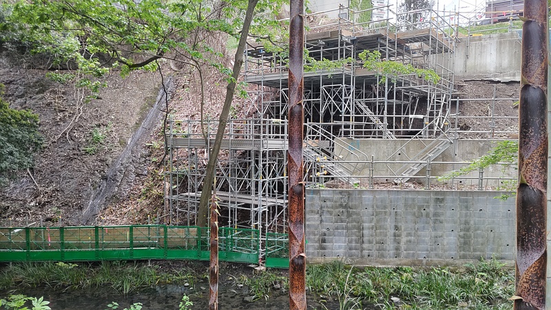 鶴ヶ峰連続立体交差事業 横浜市旭区帷子川親水緑道