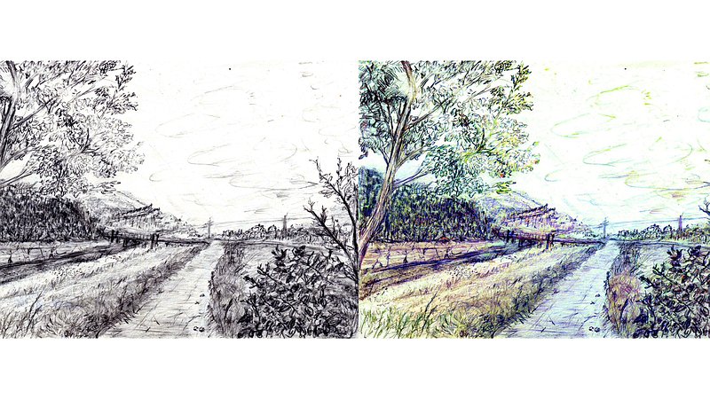 スケッチの練習 川崎市幸区