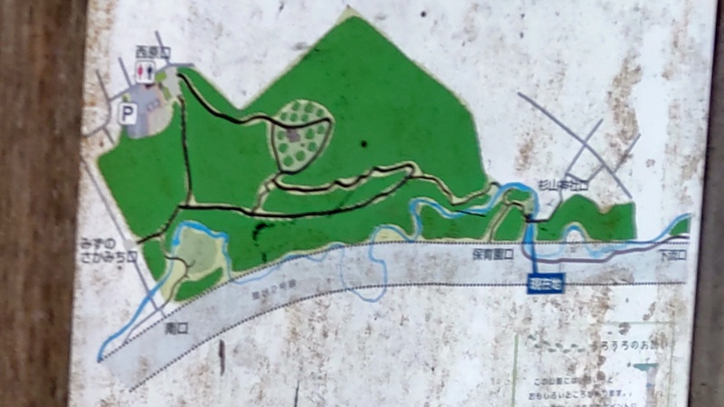 陣ヶ下渓谷公園案内図 横浜市保土ケ谷区陣ヶ下渓谷公園