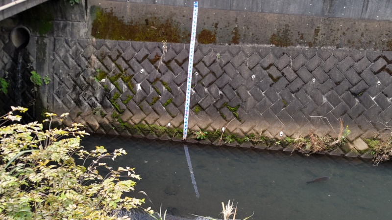 量水標 横浜市旭区下川井町