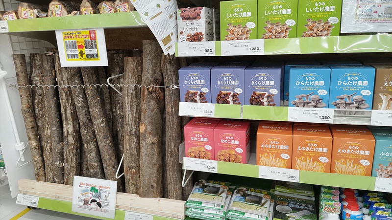 ホームセンターのしいたけ原木 横浜市保土ケ谷区星川