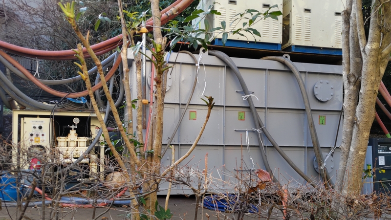 希望が丘水の森公園池しゅんせつ工事 横浜市旭区希望が丘水の森公園