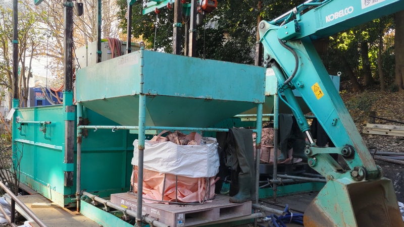 希望が丘水の森公園池しゅんせつ工事 横浜市旭区希望が丘水の森公園