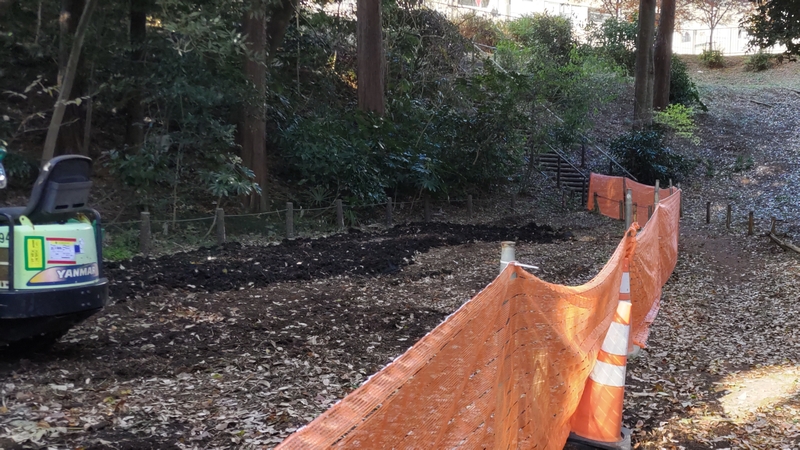 希望が丘水の森公園池しゅんせつ工事 横浜市旭区希望が丘水の森公園