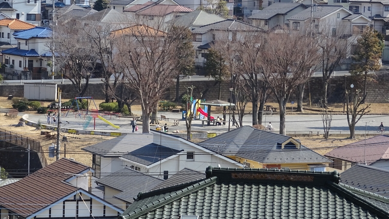 ポケットパークからの眺望 横浜市旭区矢指町