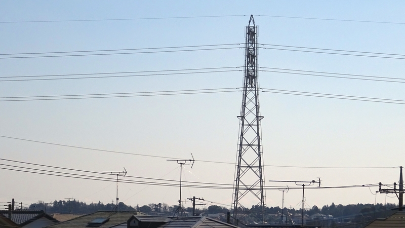 送電鉄塔 横浜市旭区中希望が丘