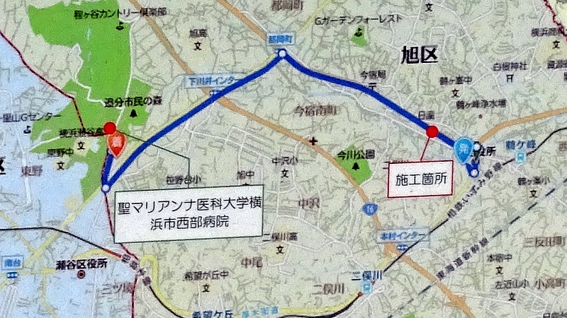 帷子川（鶴ヶ峰白根地区）改修工事（その３） 横浜市旭区今川町