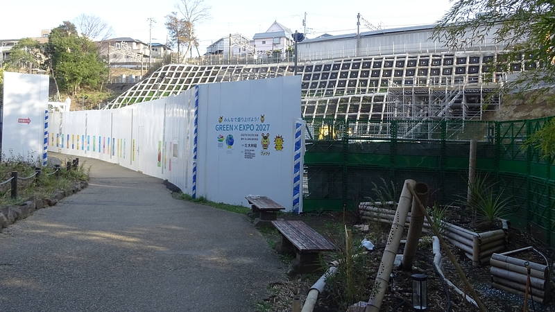 鶴ヶ峰連続立体交差事業 横浜市旭区帷子川親水緑道