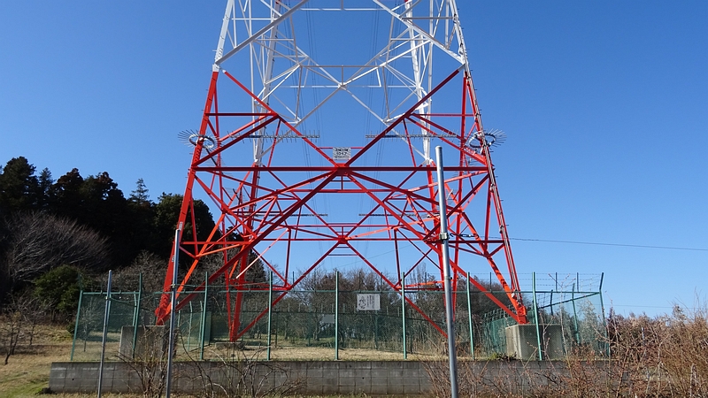 送電鉄塔 横浜市旭区矢指町追分市民の森